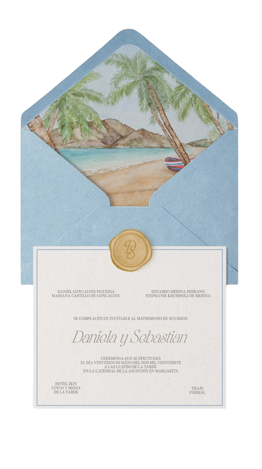Invitación Daniela & Sebastian